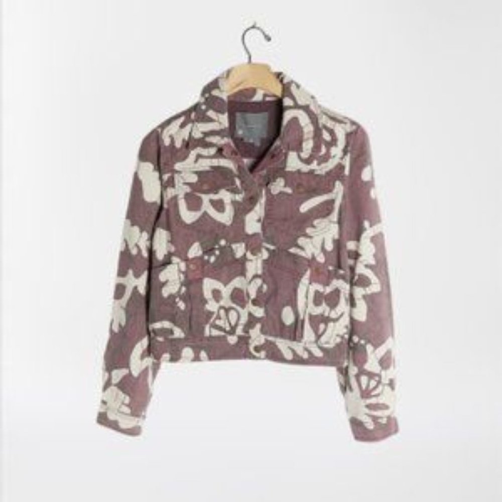 NEW Anthropologie Mags Utility Trucker Jacket Size XS